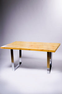 63" Molly Dining Table Oak Color - Casa Febus product image