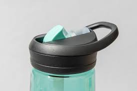 top of reusable water bottle