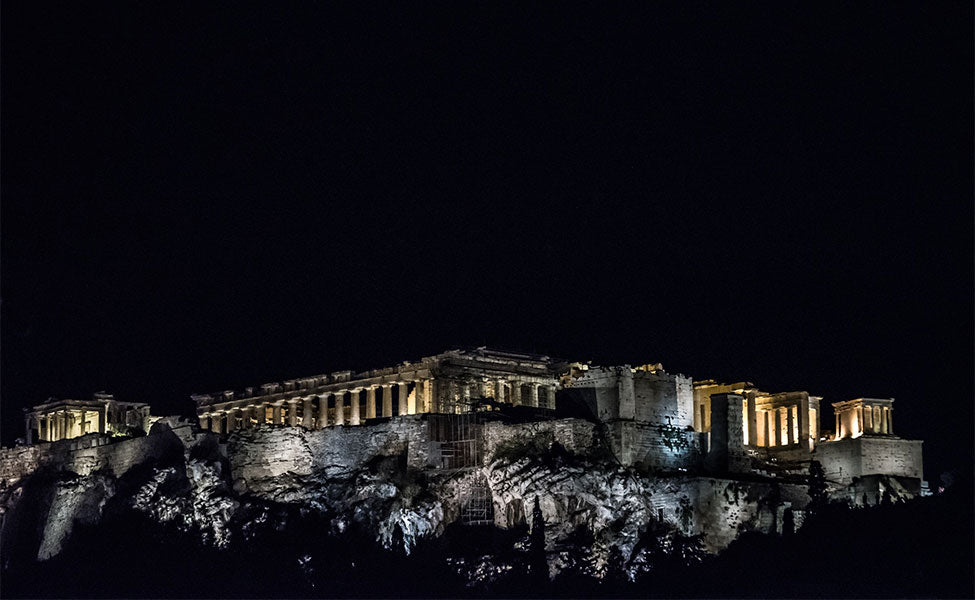 Greece at night