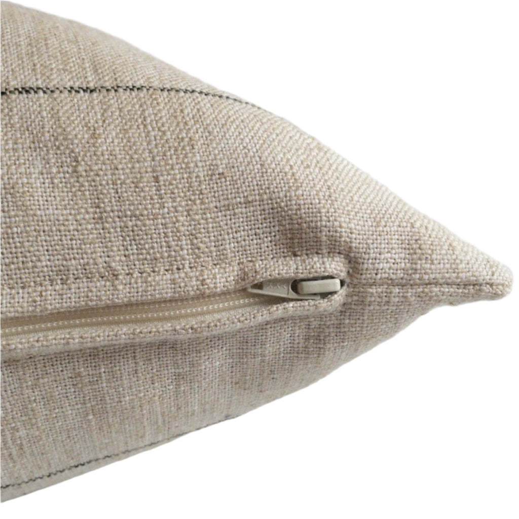 HARLOW - LINEN BLEND FLOCK PRINT BURLAP UPHOLSTERY FABRIC BY THE YARD