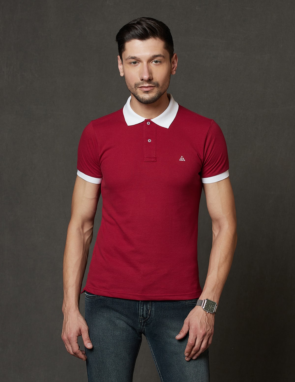 penshoppe polo shirt maroon