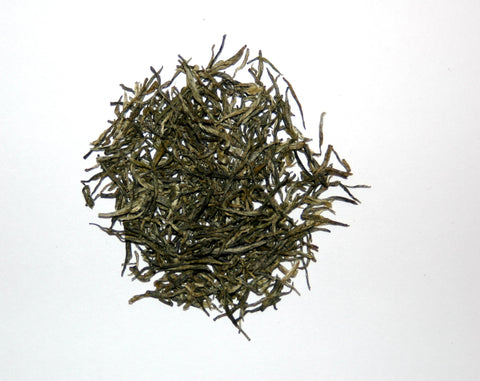 Maojian green tea leaves