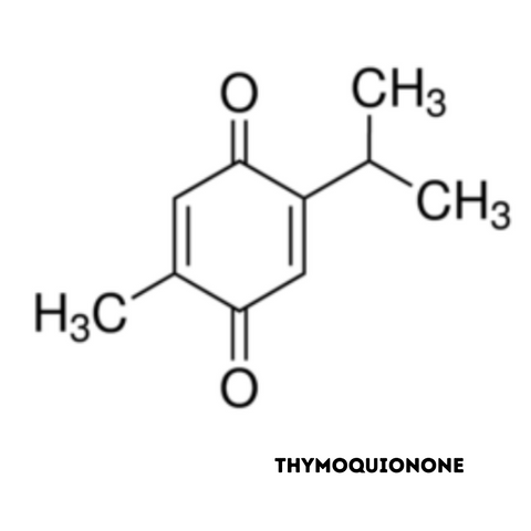 What is thymoquinone in black seed oil? Structure