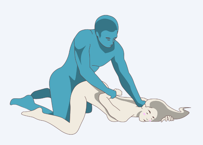 Downward Doggy Sex Positions for Men with ED Illustration