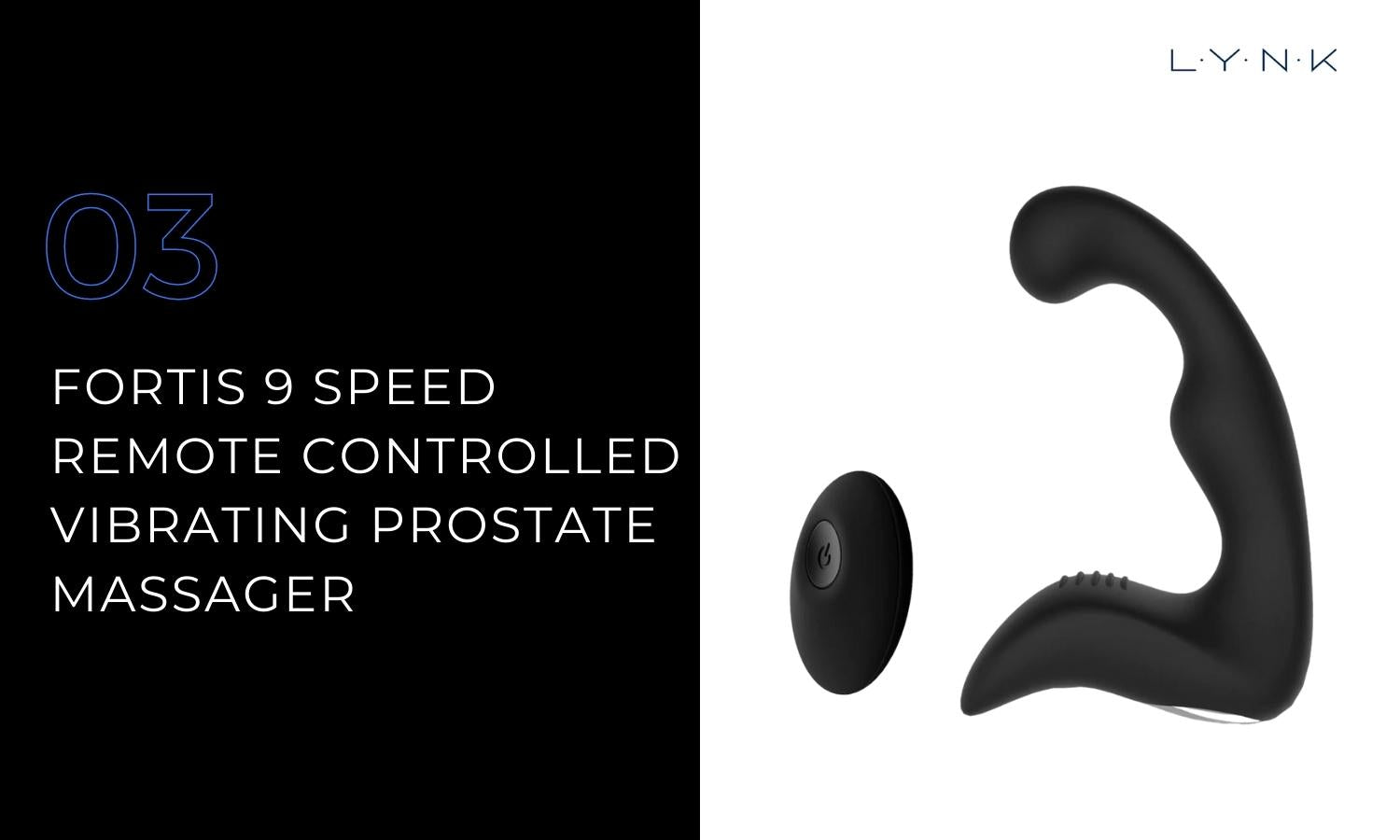 Fortis 9 Speed Remote - Controlled Vibrating Prostate Massager