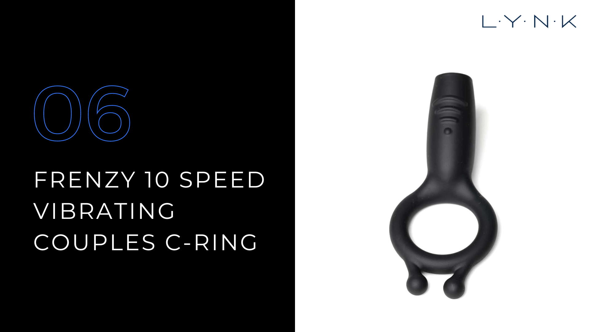 Frenzy 10 Speed Vibrating Couples C-Ring
