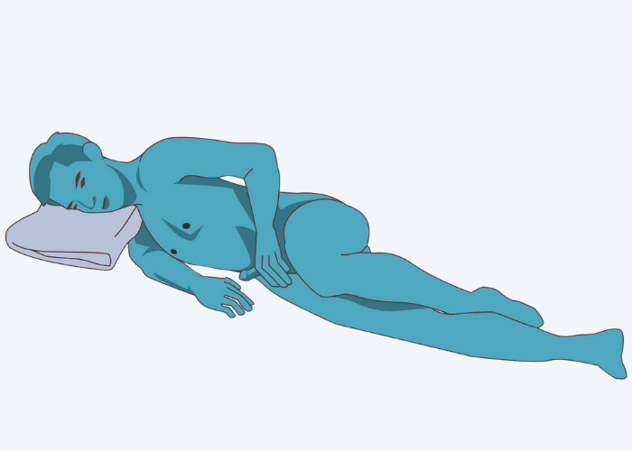 Laying on your side Masturbation Position