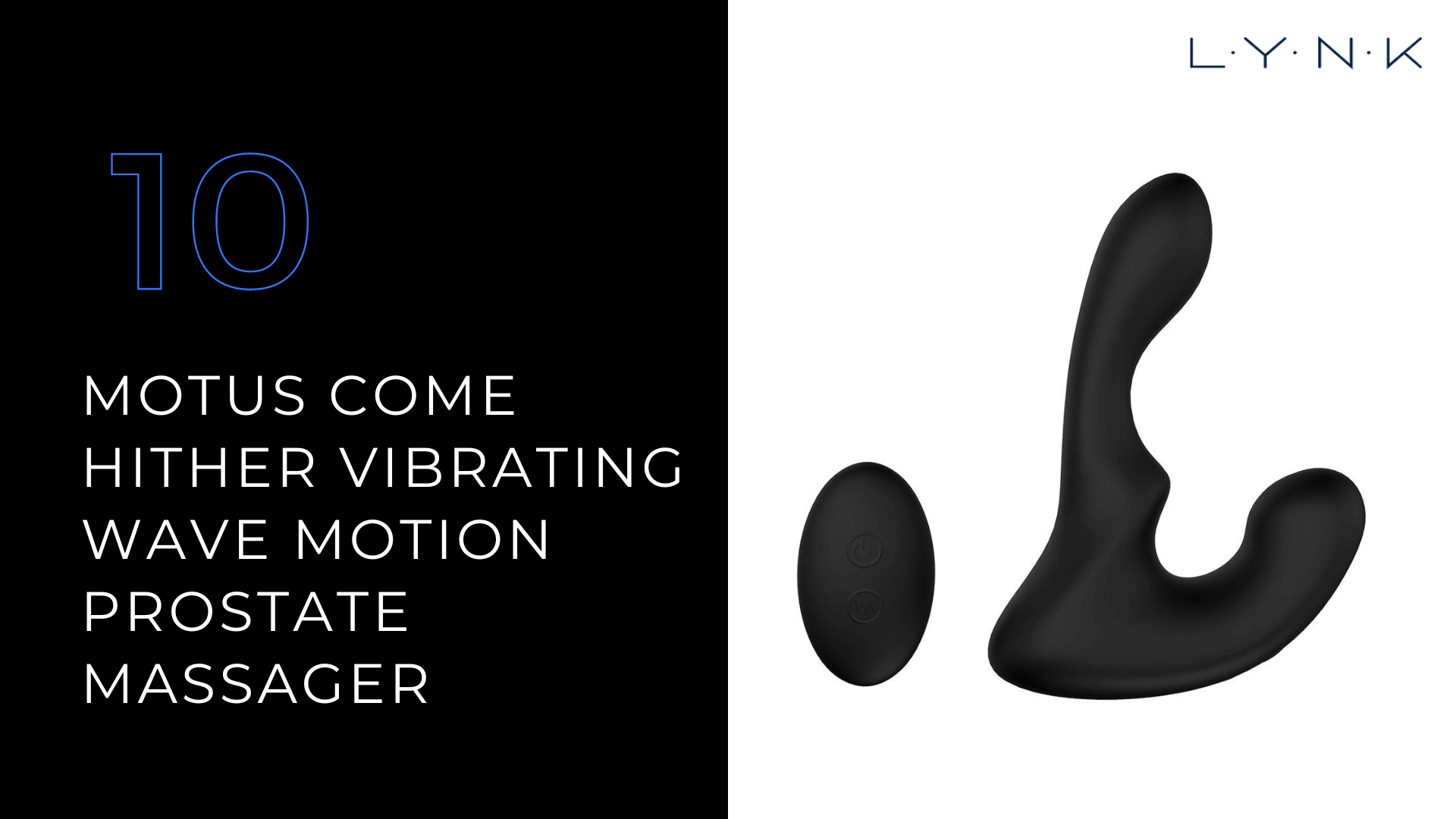 MOTUS Come Hither Vibrating Wave Motion Prostate Massager