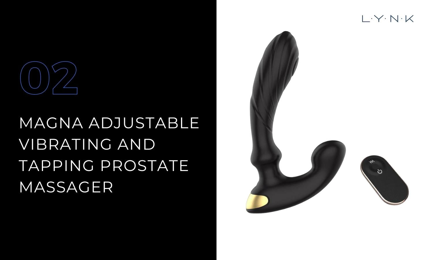 Magna Adjustable Vibrating & Tapping Prostate Massager