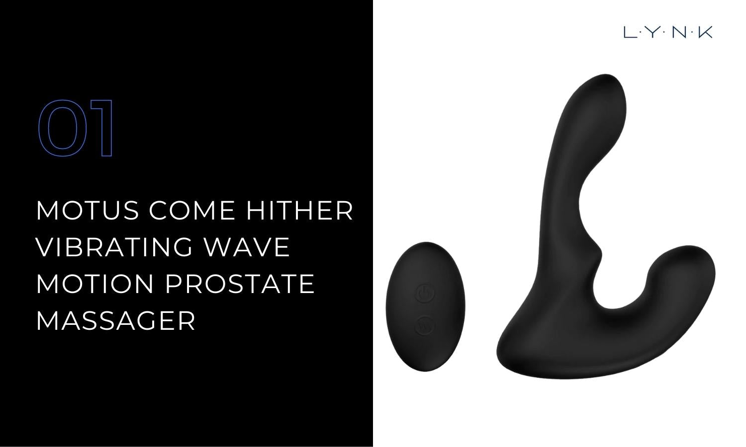 Motus Come Hither Vibrating Wave Motion Prostate Massager