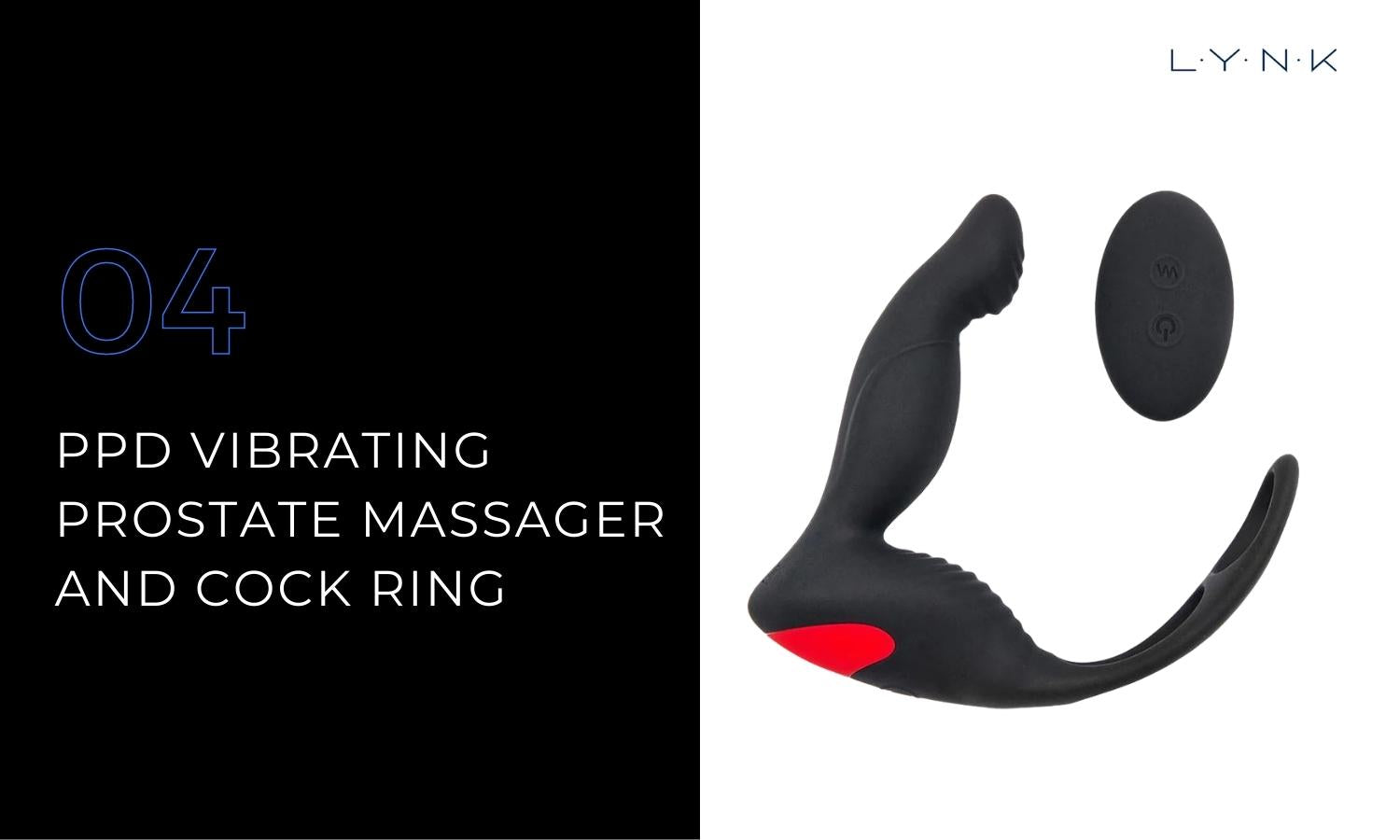 PPD Vibrating Prostate Massager and Cock Ring