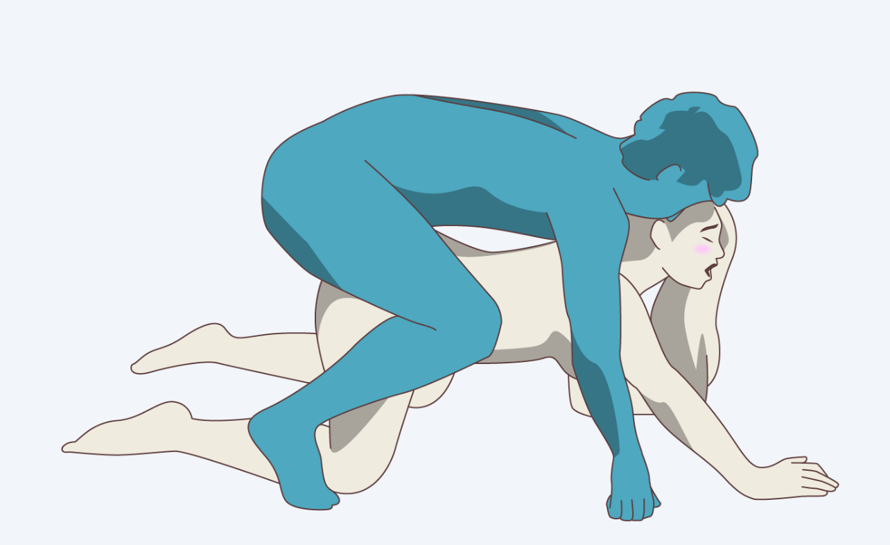 The Bulldog Anal Sex Position Illustration