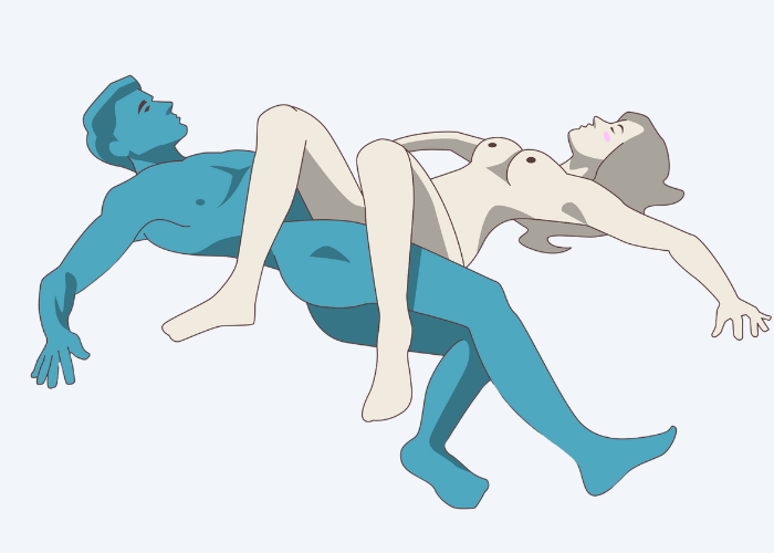 The Cross Sex Positions for Men with ED Illustration