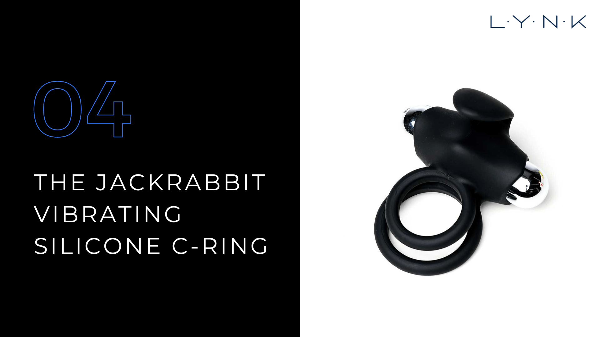 The Jackrabbit Vibrating Silicone C-Ring