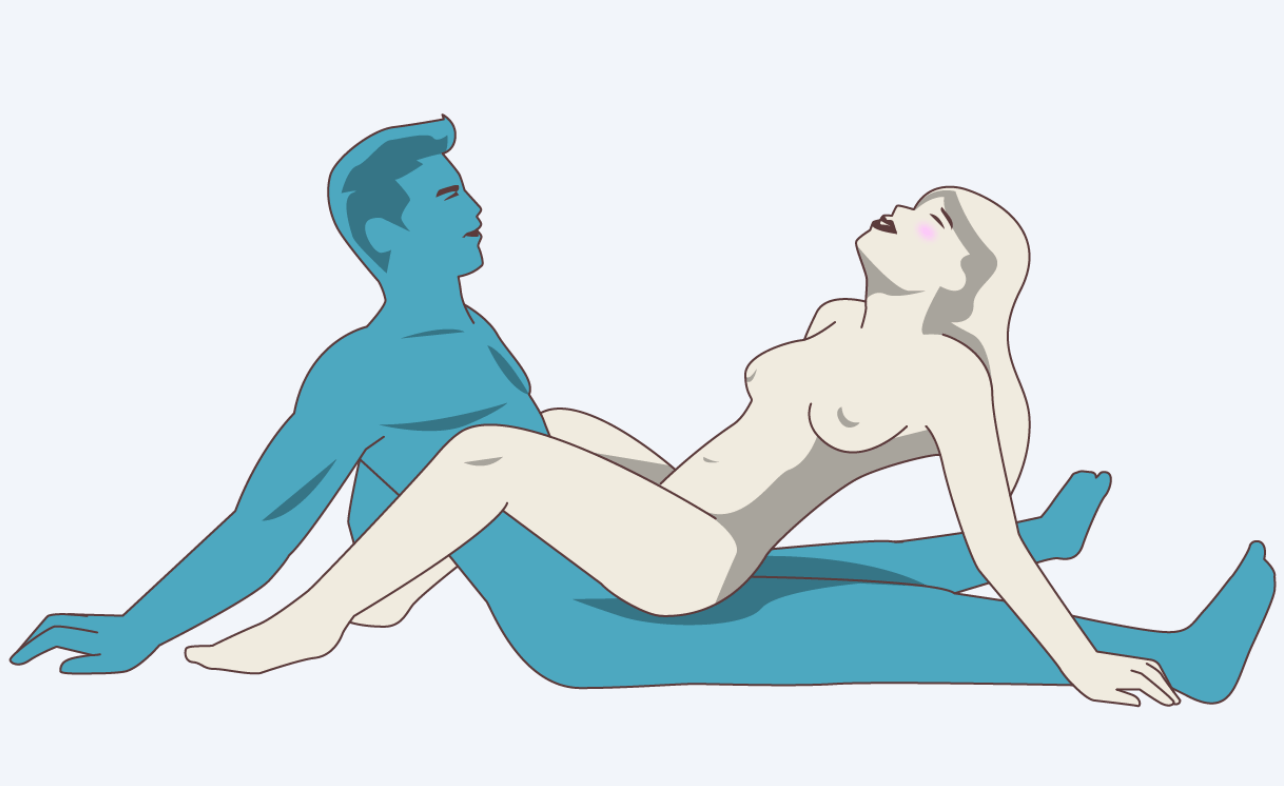 The See-Saw Anal Sex Position Illustration