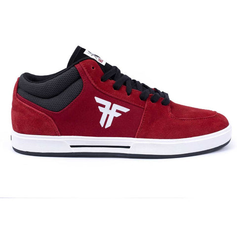 Fallen Ripper Chris Cole Vulc Shoes (Black/Scarlet Red) FREE USA SHIPPING