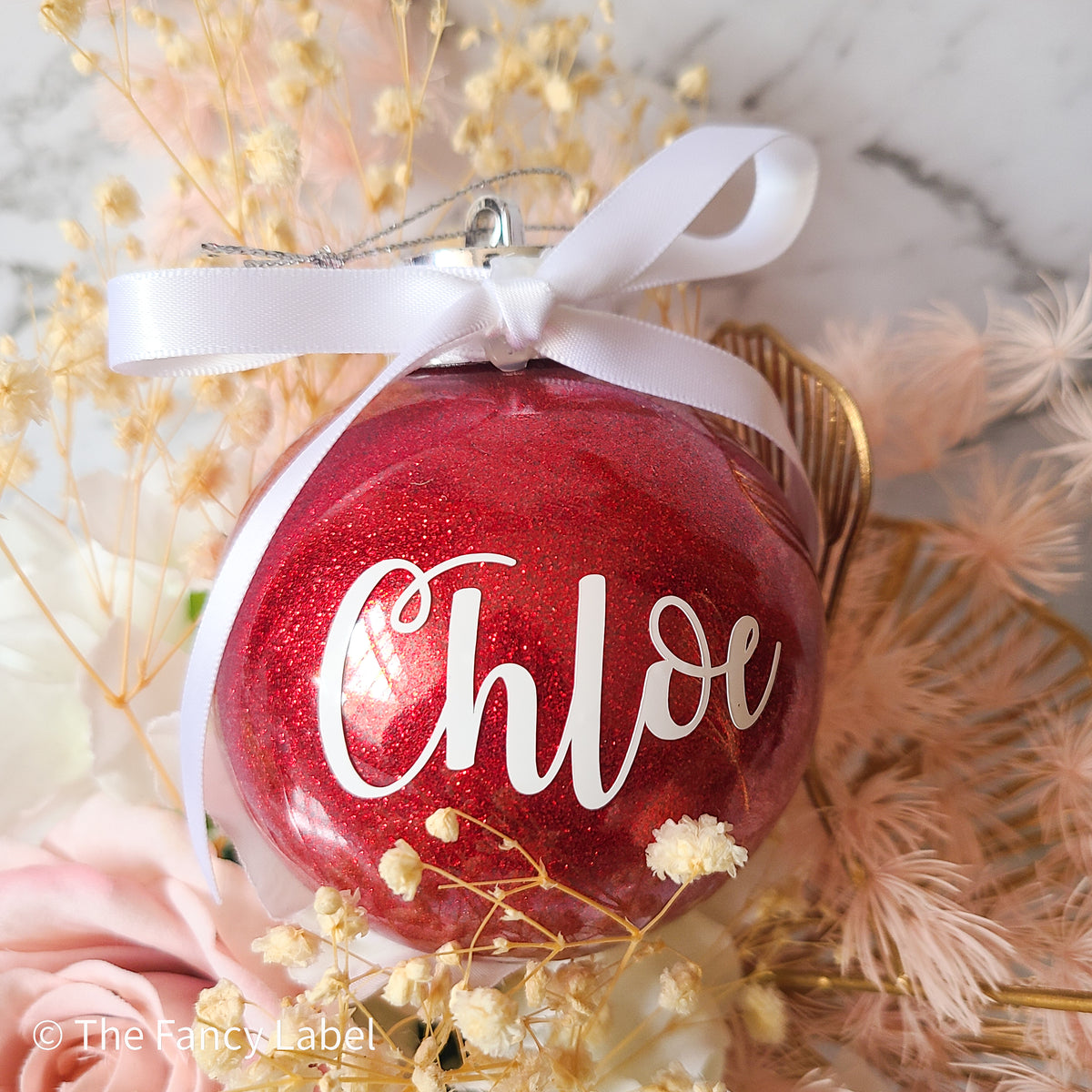 Personalised Christmas Bauble | The Fancy Label | The Fancy Label