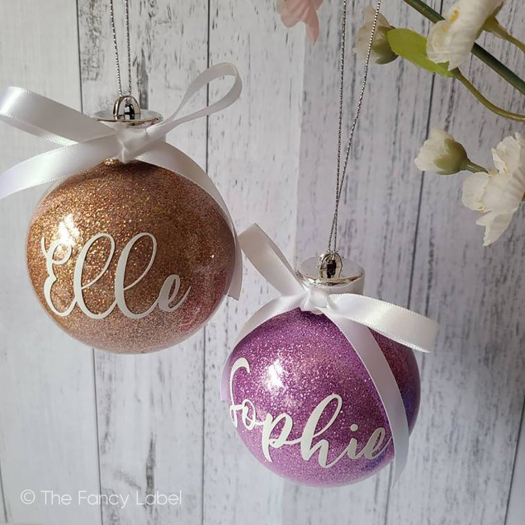 Personalised Christmas Bauble | The Fancy Label | The Fancy Label