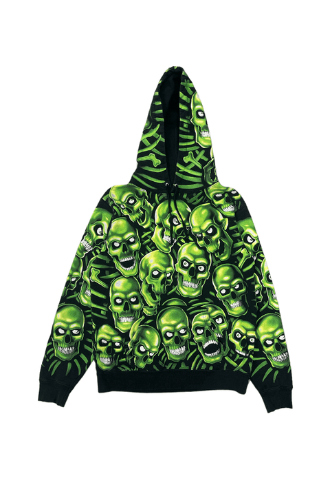 SUPREME SKULL PILE HOODED SWEATSHIRTS - GROGROCERY