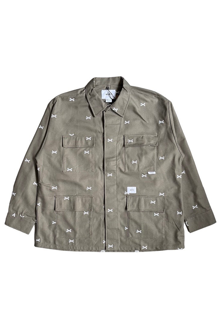 WTAPS Jungle Shirt Jacket /Grey - GROGROCERY