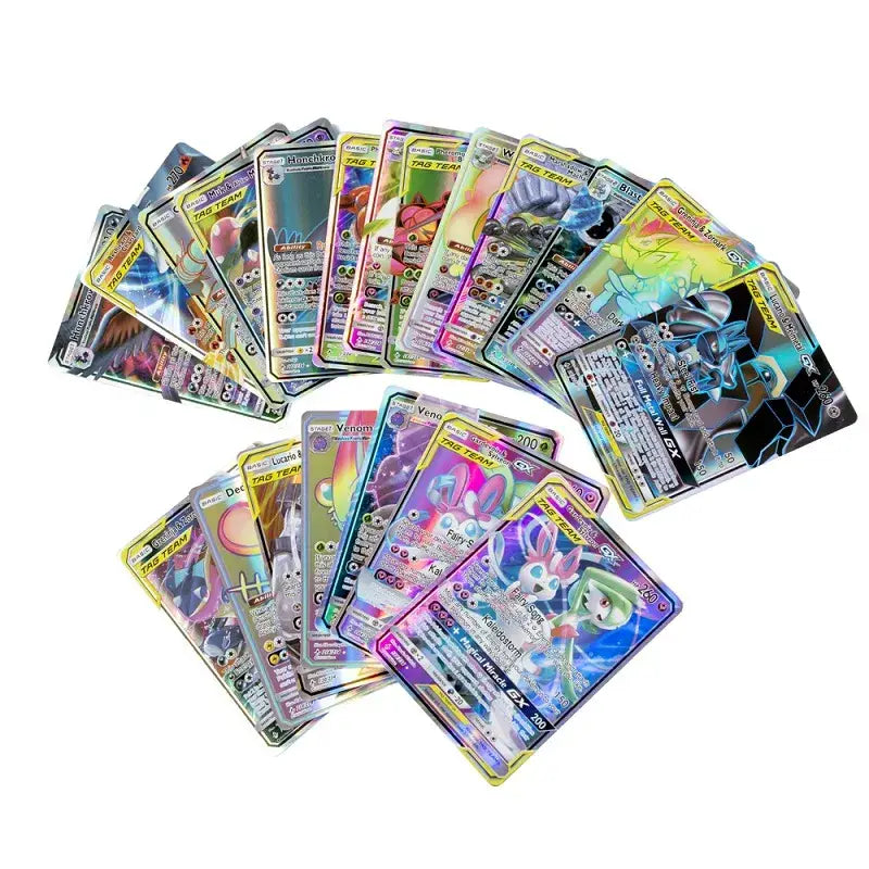 60/100Pcs English Pokemon Cards GX
