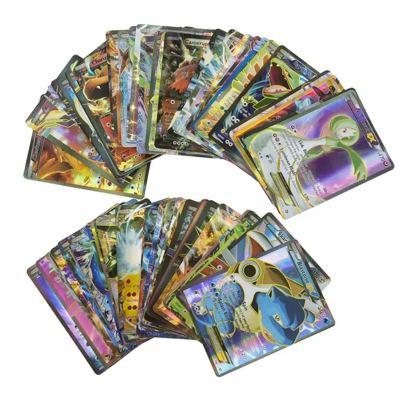 60/100Pcs English Pokemon Cards GX