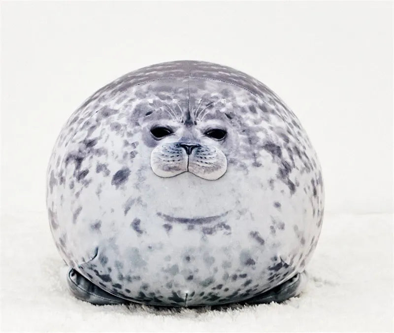 Angry Blob Seal Pillow Popular Soft Chubby Stuffed Toys