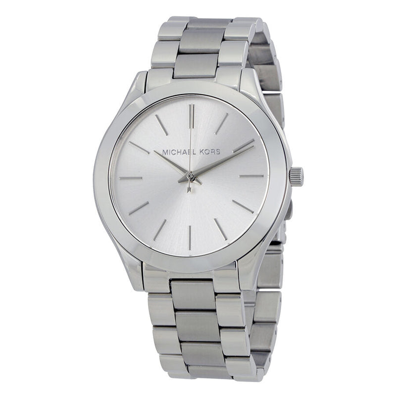 michael kors runway watch silver