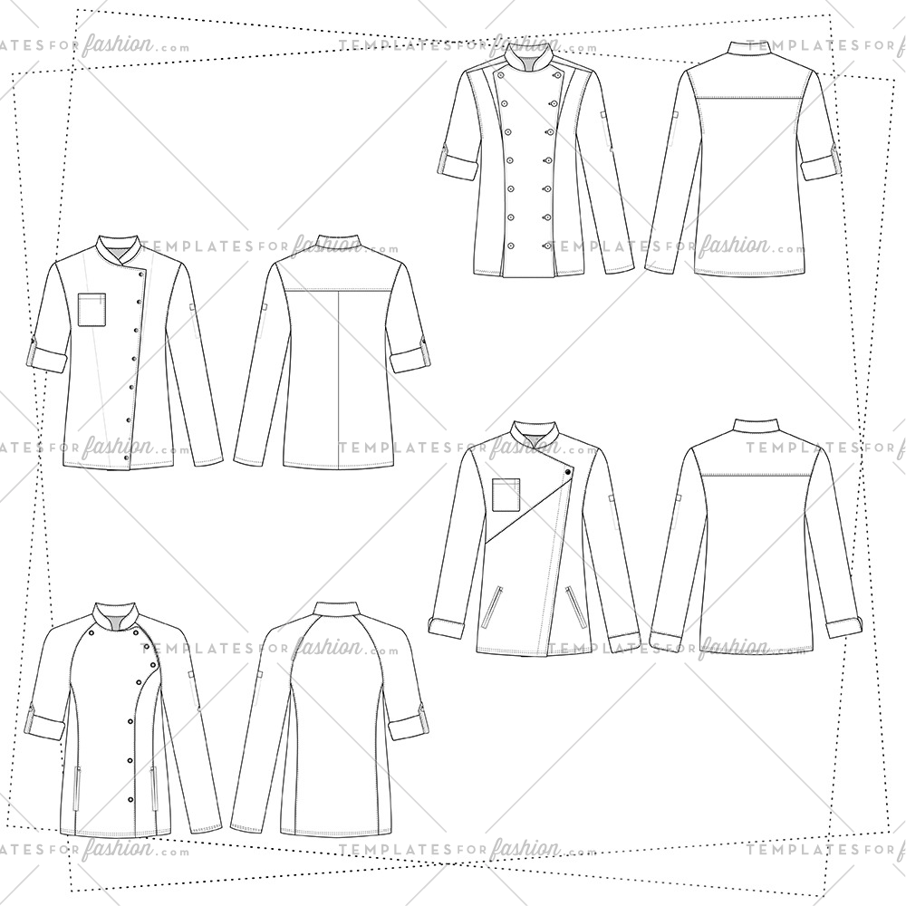 Female jacket - tunic. – Templates for Fashion