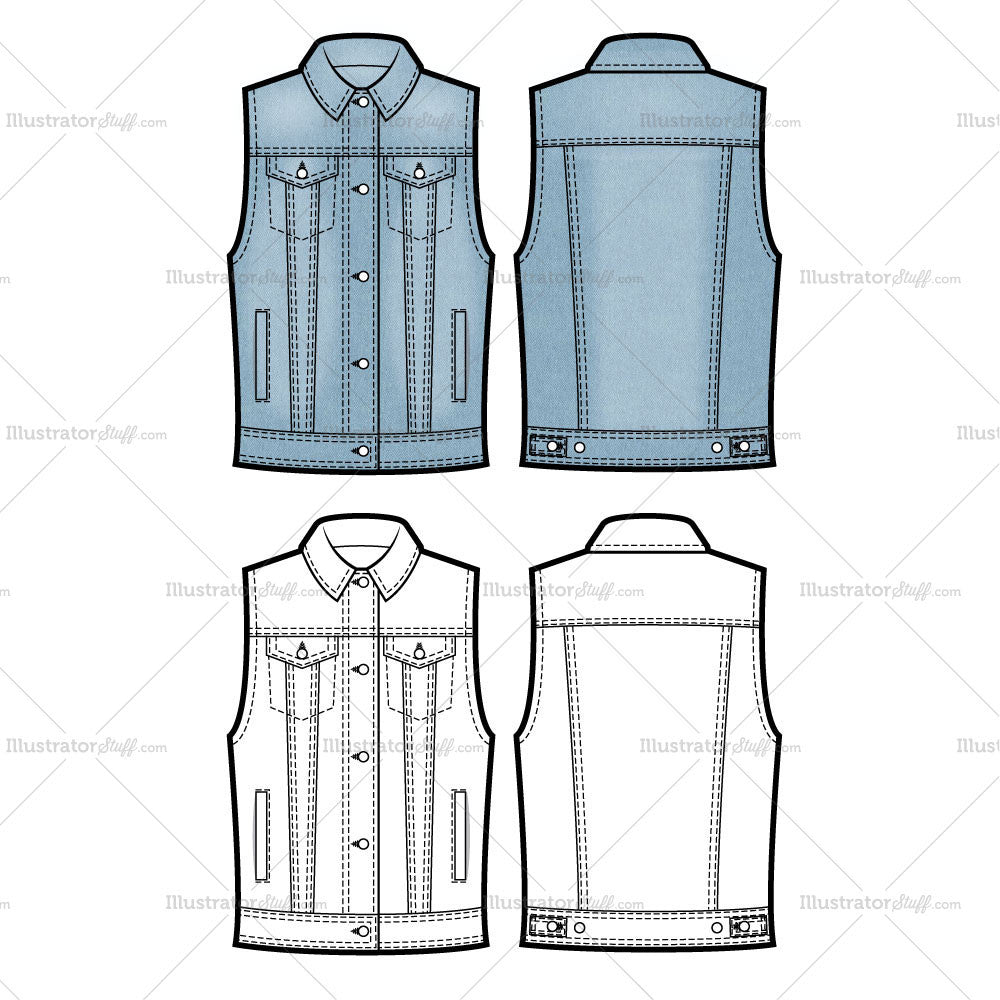 Denim Vest