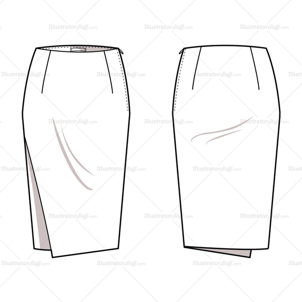 Skirt Outline Template