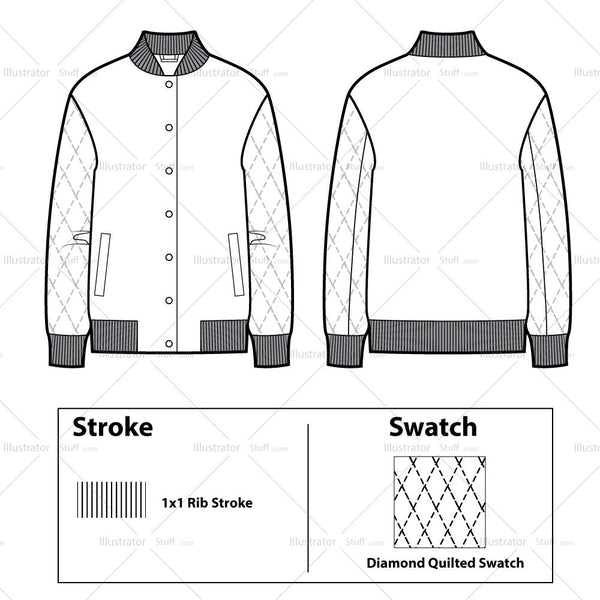 Bomber Jacket Coloring Pages