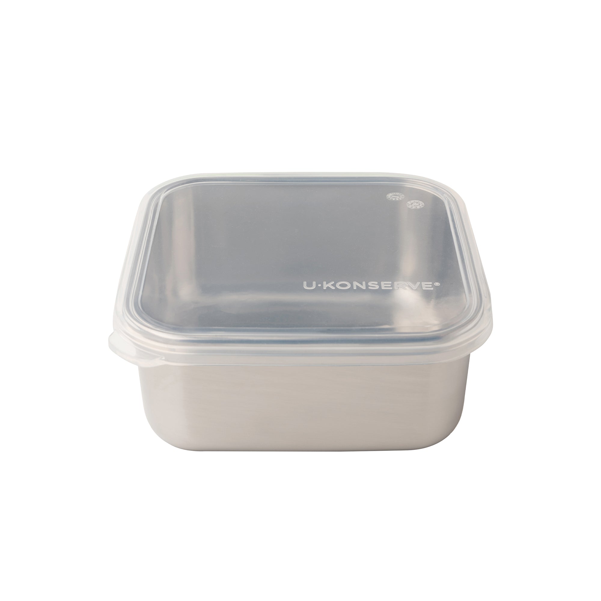 U Konserve U-Konserve Nesting Stainless Steel Food-Storage Containers Round  (Set of 3) - Clear Plastic Lids 1 ct