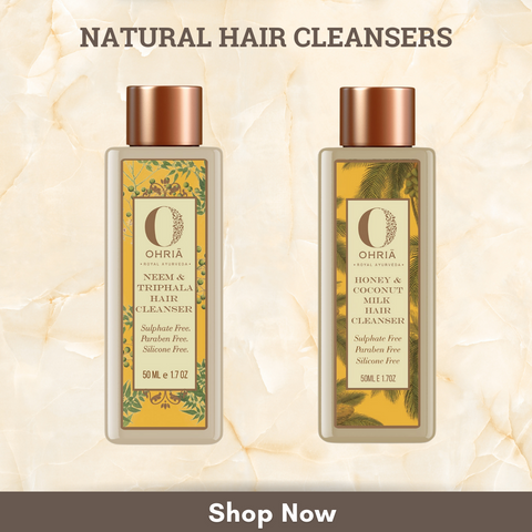 Natural and Ayurvedic Hair Cleansers  made of Neem and Triphala-Ohria