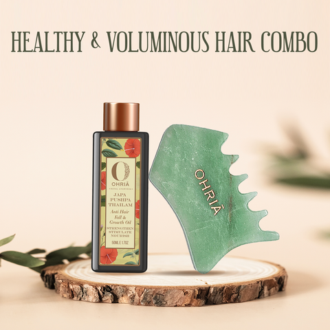 Healthy & Voluminous Hair Combo - Ohria Ayurveda