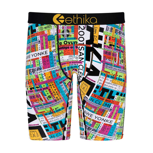 Ethika Mens Lost Staple Boxers MLUS2077-AST Assorted