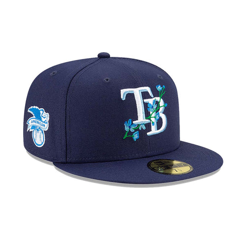 RAYS NAVY 25TH ANNIVERSARY ALL LOGOS NEW ERA 9FIFTY SNAPBACK CAP