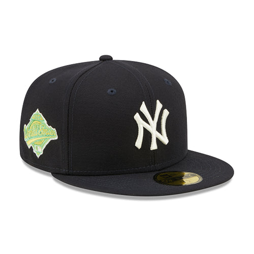 Men’s New York Yankees Navy Bloom Casual Classic Adjustable Hats