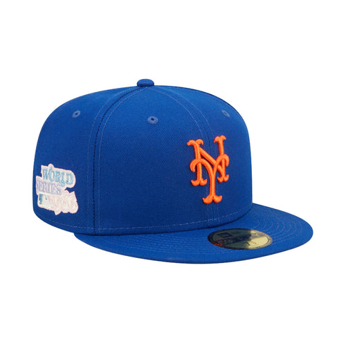 New Era Mens MLB New York Mets Blooming 59Fifty Fitted Hat