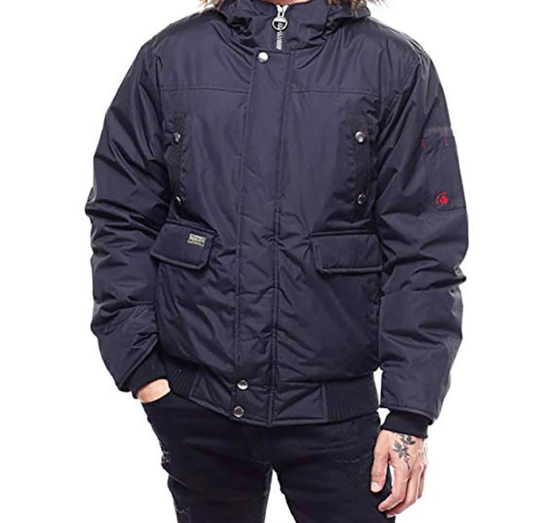 J. Whistler Mens Appalacian Puffer Jacket Jwhi-4672-Navy Navy/Navy