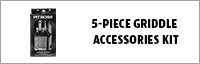 5-Piece Griddle Accessories kit