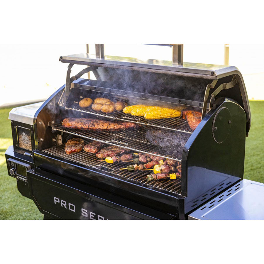 Pit Boss Pro Series 6-Series Elite Vertical Smoker with Pit Boss Grill  Cover & Grilling Accessories