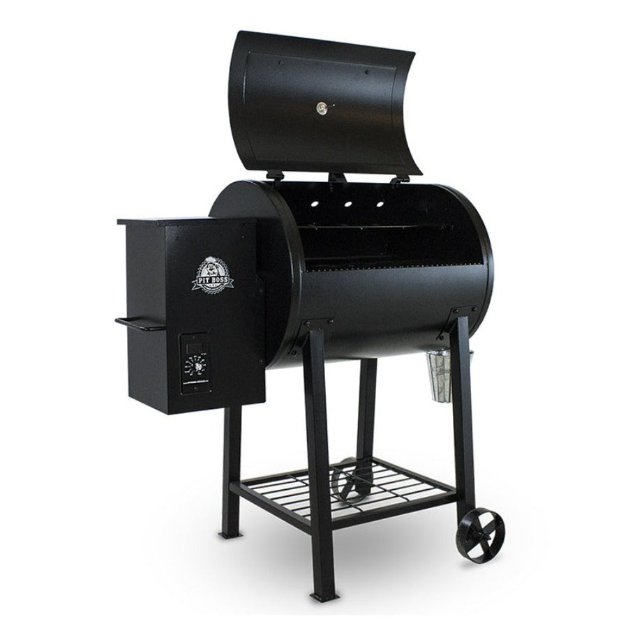 I wanted to share my first smoker, pitboss lexington, and it's setup.  Please feel free to rate!! : r/PitBossGrills