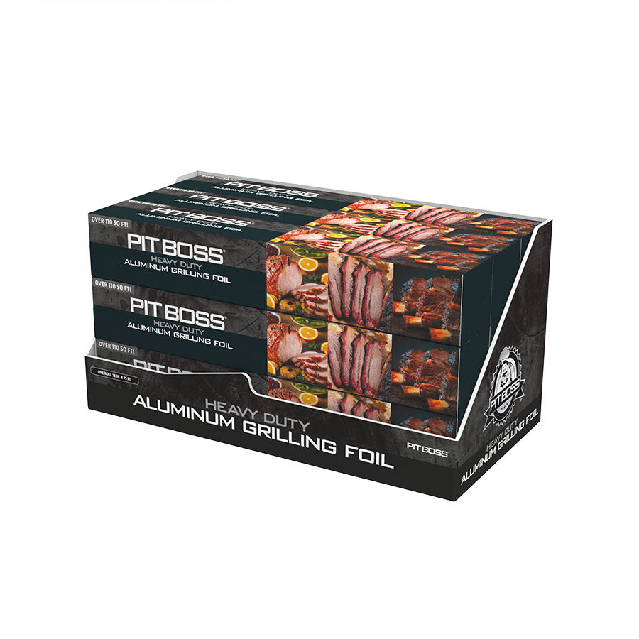 Pit Boss 12 x 12 x 2.5 All Purpose Thick Heavy Duty Foil Pans 4 Pack 40433