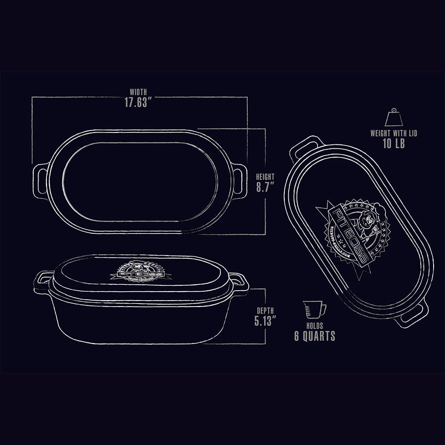 14in Cast Iron Dutch Oven  Pit Boss® Grills Cast Iron – Pit Boss