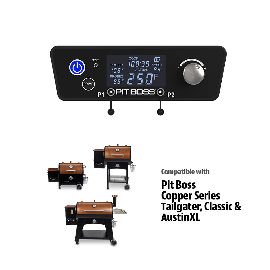 Upgraded Digital Control Board for Pit Boss Wood Smoker Replacement Parts  Thermostat Kit Compatible with Pit Boss
