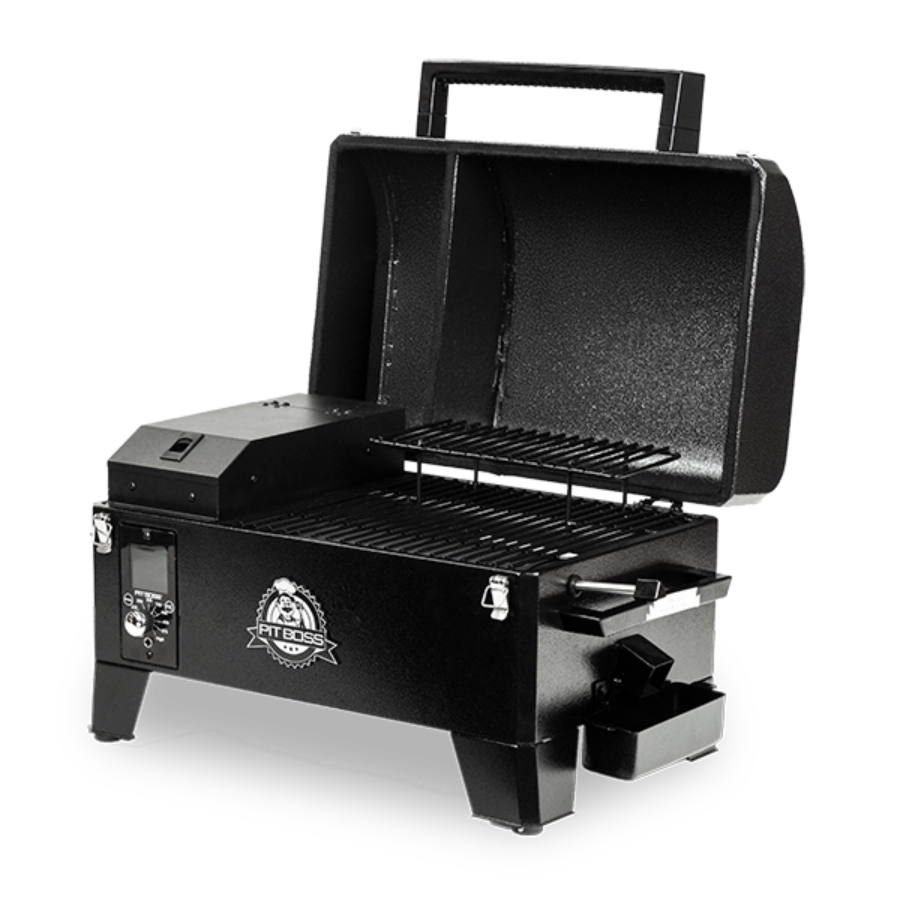 Pit Boss Portable Battery Powered Wood Pellet Grill, Black