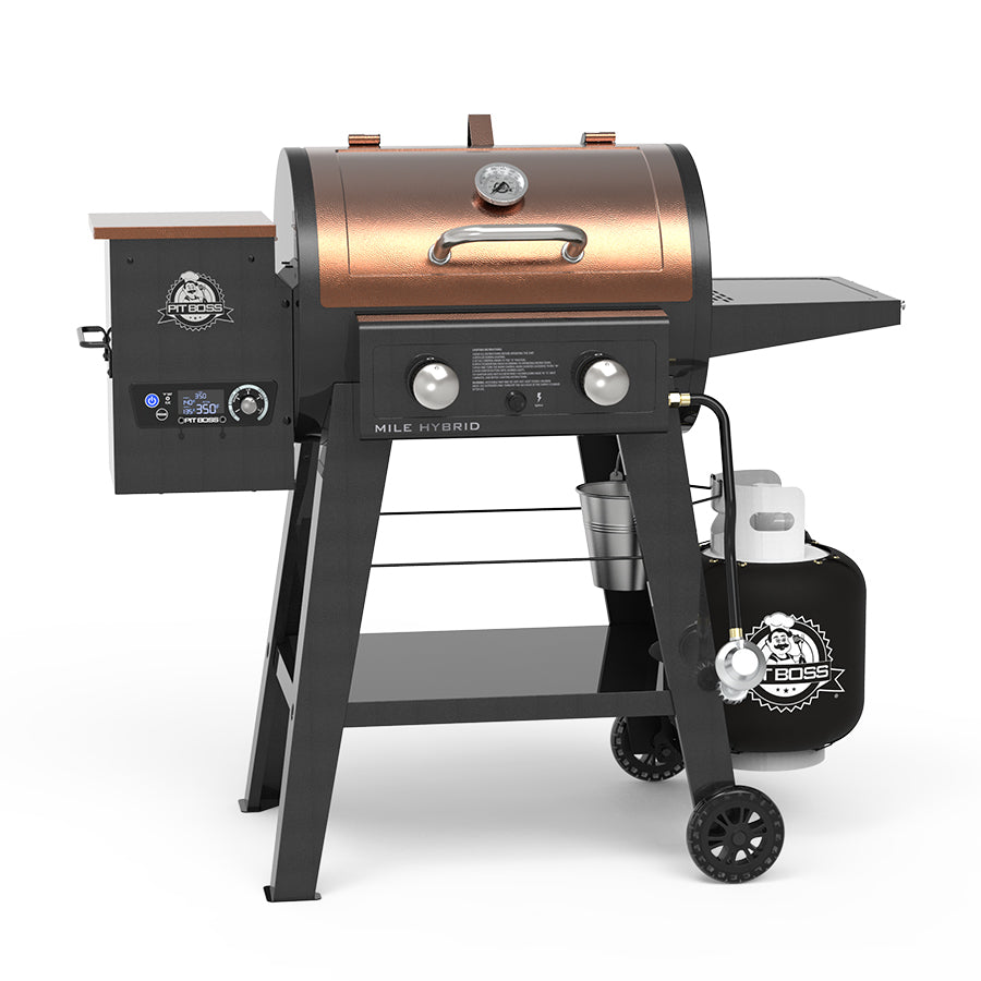 Pit Boss PB1230 Wood Pellet and Gas Combination Grill – The BBQ