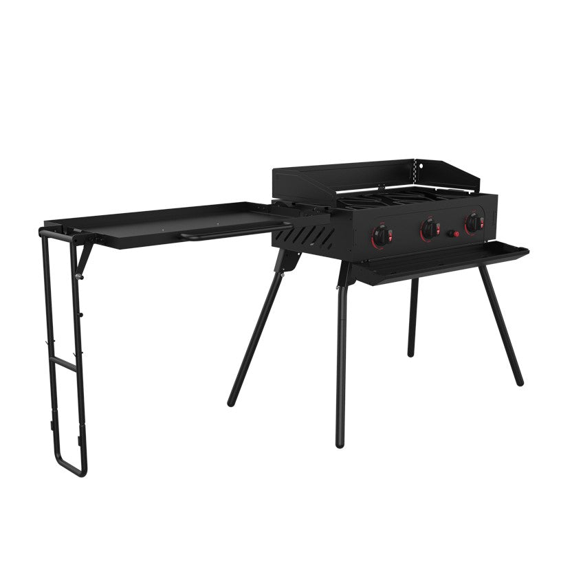 2-Burner Propane Gas Grill with Griddle Top with 19,000 BTUs