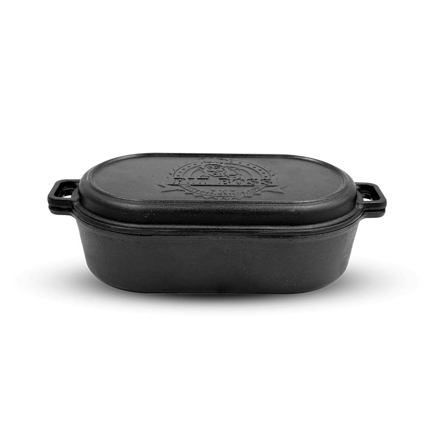 Pit Boss 12in Cast Iron Deep Skillet with Lid